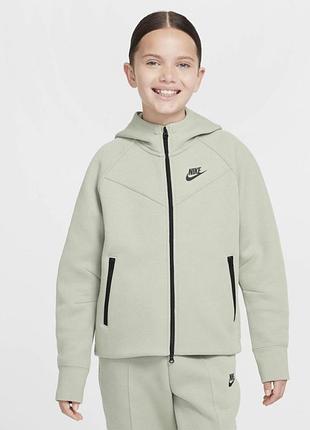 Детская кофта стильная найк оригинал nike nsw club flc hd fd2979-370 128-137 см