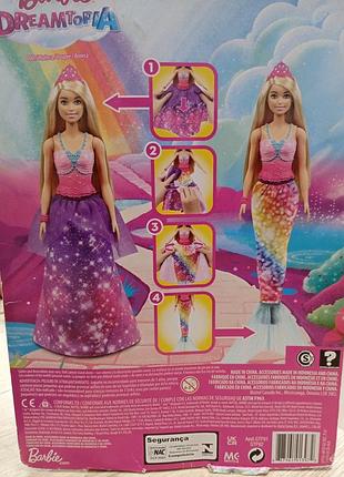 Лялька barbie dreamtopia 2-в-1, 2