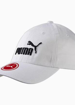 Кепка puma ess cap белый уни osfa 052919-10