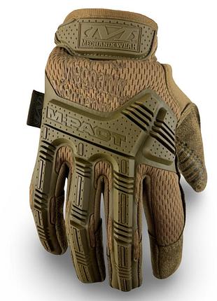 Перчатки mechanix m-pact койот размер xl