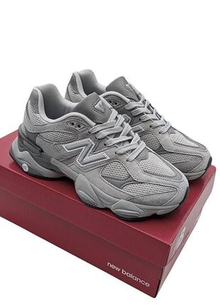 Женские кроссовки new balance 9060 серые (женские/мужские)