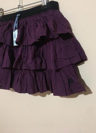 Новая юбка superdry bouquet skirt in purple5 фото