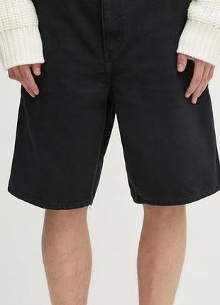 Джинсовые шорты carhartt wip single knee short