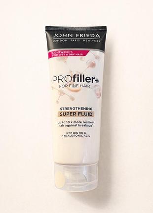 Незмивний догляд для тонкого та ослабленого волосся john frieda profiller+ strengthening super fluid 100 мл