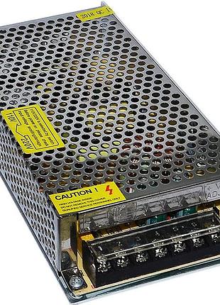Блок живлення адаптер 12v 15a 180w s-180-12 метал перетворювач напруги 220в на 12в