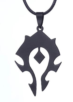 Кулон world of warcraft horde alliance подвеска логотип с варкрафт символ орды