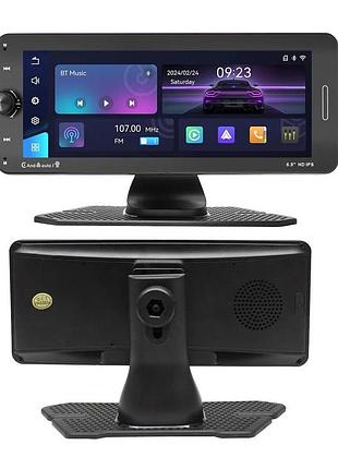 Розумний сенсорний монітор 6.9" 601w з apple carplay та android auto. автомобільний дисплей