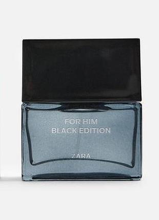 Туалетна вода для чоловіків zara for him black edition 50 мл з набору