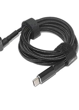 Кабель usb type-c pd 100w для зарядки ноутбука + 10 перехідників dc, універсальний адаптер живлення lenovo hp dell asus acer