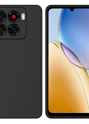 Чехол fiji full soft premium для zte blade a56 противоударный бампер с микрофиброй black