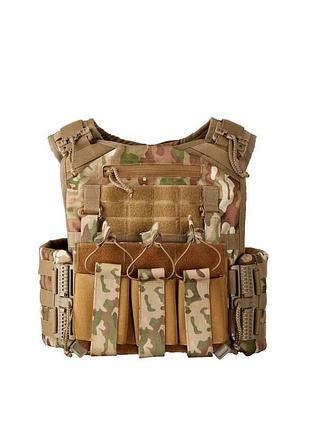 Плитоноска тактическая быстрого скида. molle