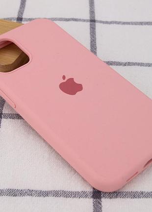 Чехол silicone case full protective (aa) для apple iphone 15 (6.1") розовый / pink 2