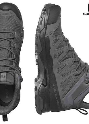 Черевики salomon x ultra forces mid gtx wolf/black