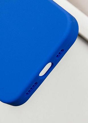 Чохол silicone case full protective (aa) для apple iphone 13 pro (6.1") синій / capri blue 5