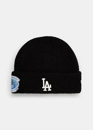 Чоловіча / жіноча шапка нью ера оригінал new era short beanie la dodgers 60565433