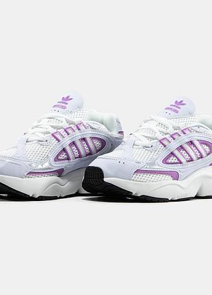 Кроссовки adidas ozmillen white purple повседневные