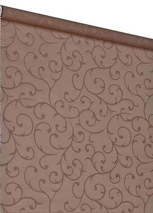 Тканевая роллета amelia 04 коричневый 95х160 см
