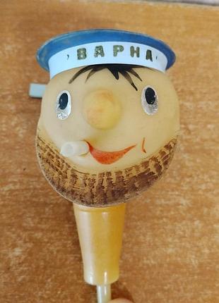 Винтажная пробка поилка моряк варна.