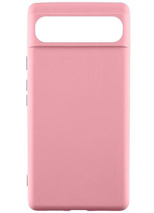 Чехол tpu getman liquid silk для google pixel 6 pro розовый / pink