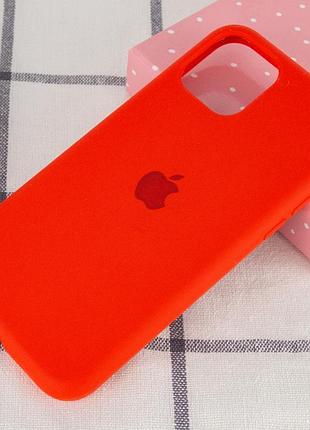 Чохол silicone case full protective (aa) для apple iphone 11 pro (5.8") червоний / red 2