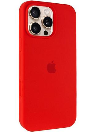 Чохол silicone case full protective (aa) для apple iphone 16 pro max (6.9") червоний / red