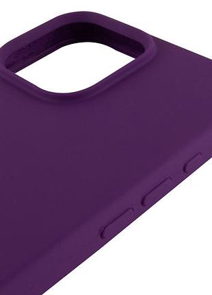 Чехол silicone case full protective (aa) для apple iphone 16 pro max (6.9") фиолетовый / amethyst 4
