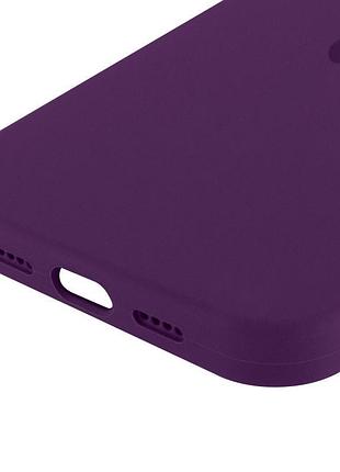Чехол silicone case full protective (aa) для apple iphone 16 pro max (6.9") фиолетовый / amethyst 5