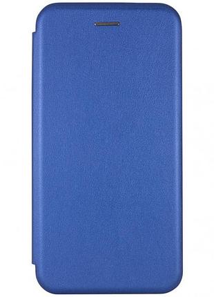 Кожаный чехол-книжка classy для xiaomi redmi note 7 / note 7 pro / note 7s синий