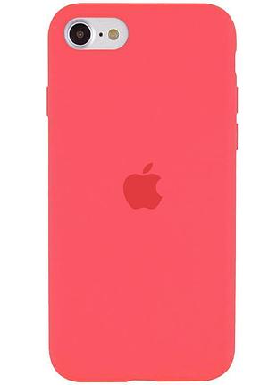 Чохол silicone case full protective (aa) для apple iphone se (2020) / 7 / 8 (4.7") кавуновий / watermelon red