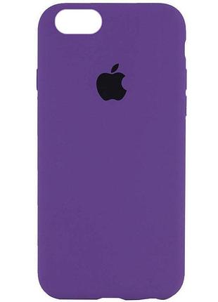Чехол silicone case full protective (aa) для apple iphone se (2020) / 7 / 8 (4.7") фиолетовый / amethyst