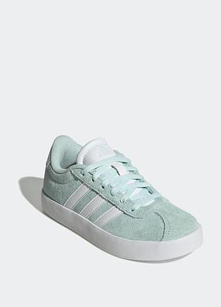 Замшевые кроссовки adidas vl court 3.0