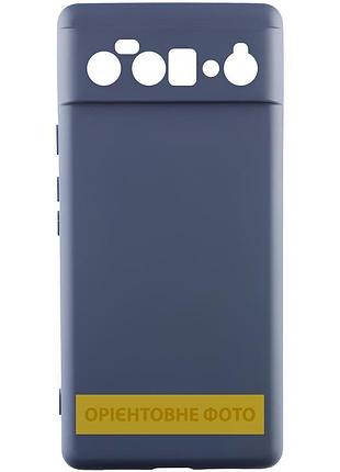 Чохол tpu getman liquid silk full camera для google pixel 10 синій / midnight blue