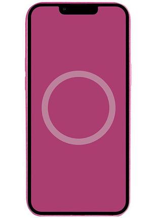 Чехол silicone case (aaa) with magsafe and animation (button) для apple iphone 16 pro (6.3") fuchsia 3