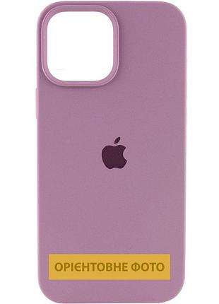 Чехол silicone case full protective (aa) для apple iphone 16 plus (6.7") лиловый / lilac pride