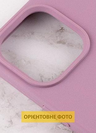 Чехол silicone case full protective (aa) для apple iphone 16 plus (6.7") лиловый / lilac pride 4