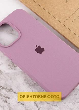Чехол silicone case full protective (aa) для apple iphone 16 plus (6.7") лиловый / lilac pride 5