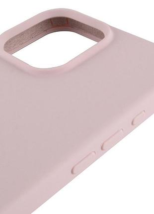 Чохол silicone case full protective (aa) для apple iphone 13 pro (6.1") рожевий / chalk pink 4