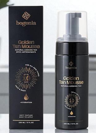 Мусс - автозагар для тела и лица bogenia golden tan mousse 150 мл