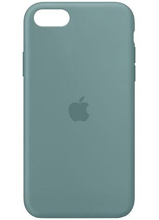Чохол silicone case full protective (aa) для apple iphone se (2020) / 7 / 8 (4.7") зелений / cactus