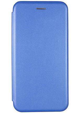 Шкіряний чохол-книжка classy для xiaomi redmi 9 синій