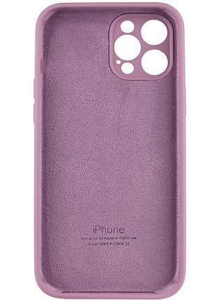 Чехол silicone case full camera protective (aa) для apple iphone 12 pro max (6.7") лиловый / lilac pride 4