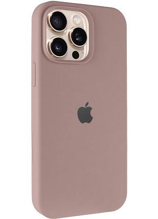 Чехол silicone case full protective (aa) для apple iphone 13 pro (6.1") серый / lavender