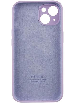 Чохол silicone case full camera protective (aa) для apple iphone 14 (6.1") бузковий / lilac 4