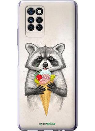 Чохол на infinix note 10 pro єнотик з морозивом "4602u-2709-2448"