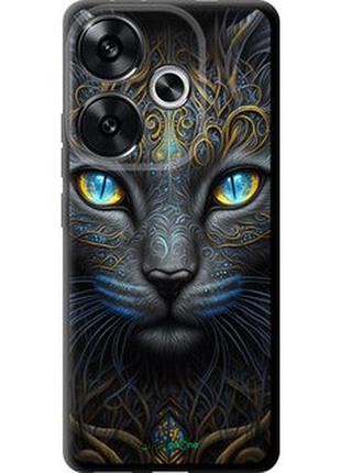 Чехол на xiaomi redmi turbo 3 5g кошка "5548b-3802-2448"