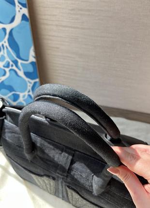 Черная джинсовая сумка handmade 5