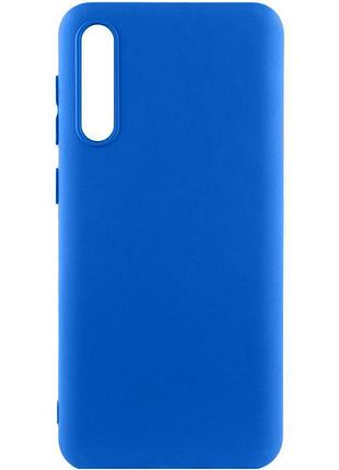 Чехол tpu getman liquid silk для samsung galaxy a50 (a505f) / a50s / a30s синий / royal blue