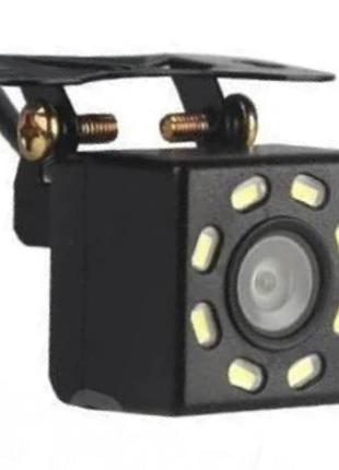 Камера заднего вида 102led автомобильная автокамера кубик с лед подсветкой для парковки