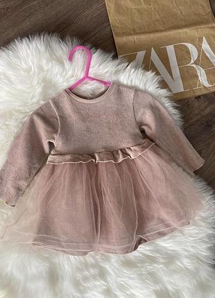 Дитяча сукня zara, 6-9 місяців