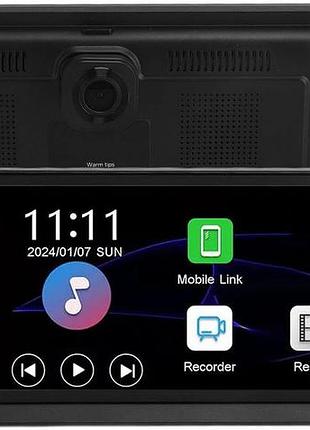 Видеорегистратор на торпеду 10,26" dvr 1026 с 2 камерами и сенсорным экраном